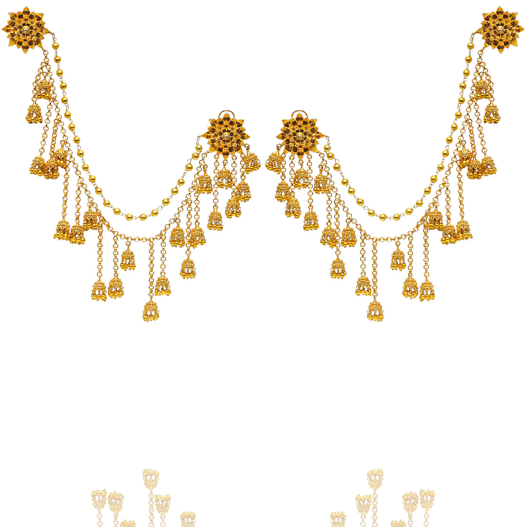 Custom Order - Ovi Earrings W/ Oxidized Gold Plating