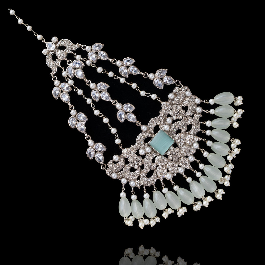 Custom Order - Ayram Passa W/ Pearls & Fuchsia Pink Stone