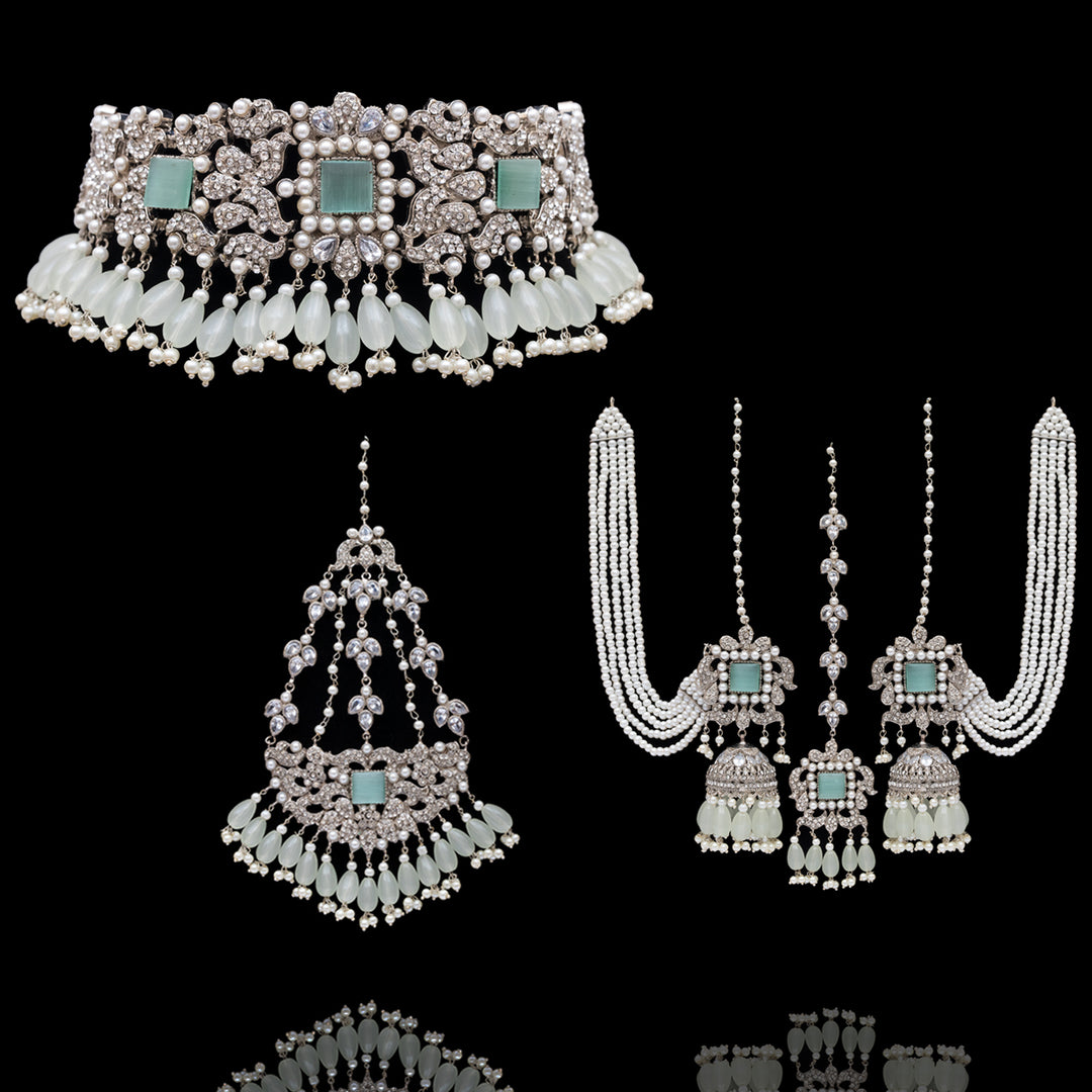 Custom Order - Ayram Set With Lilac Beads