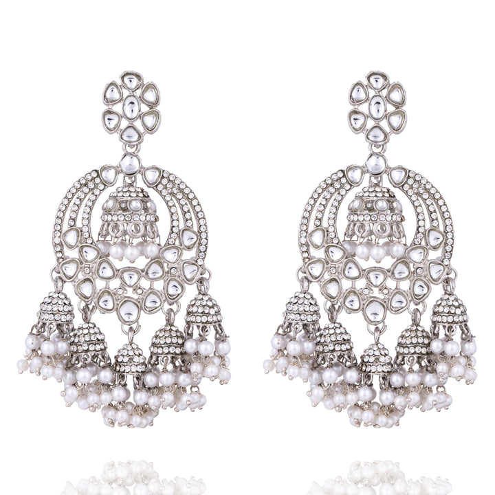 Saumya Earrings - Silver