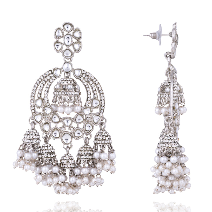 Saumya Earrings - Silver