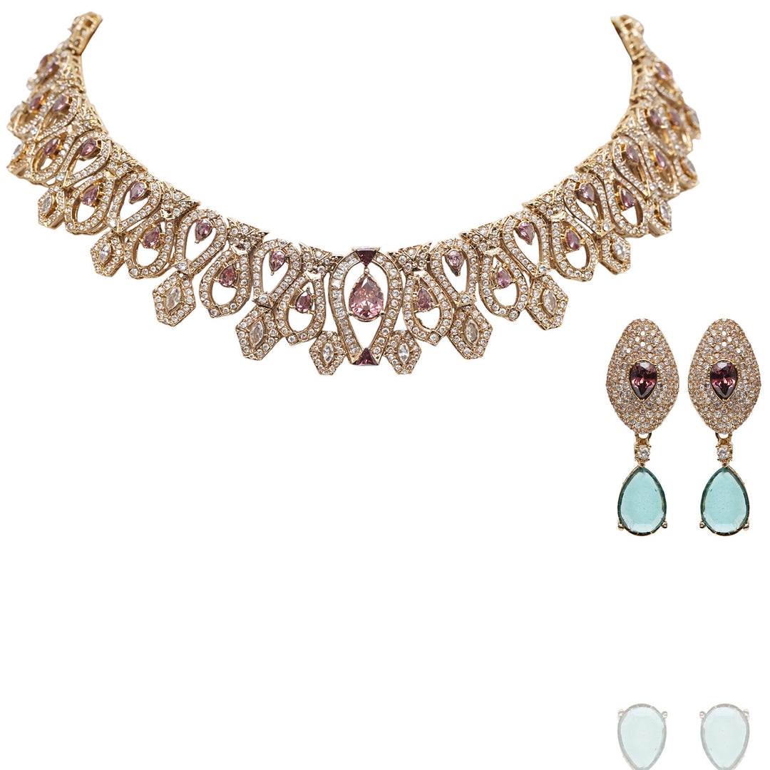 Custom Order - Kareena Kapoor Set With Turquoise Stones