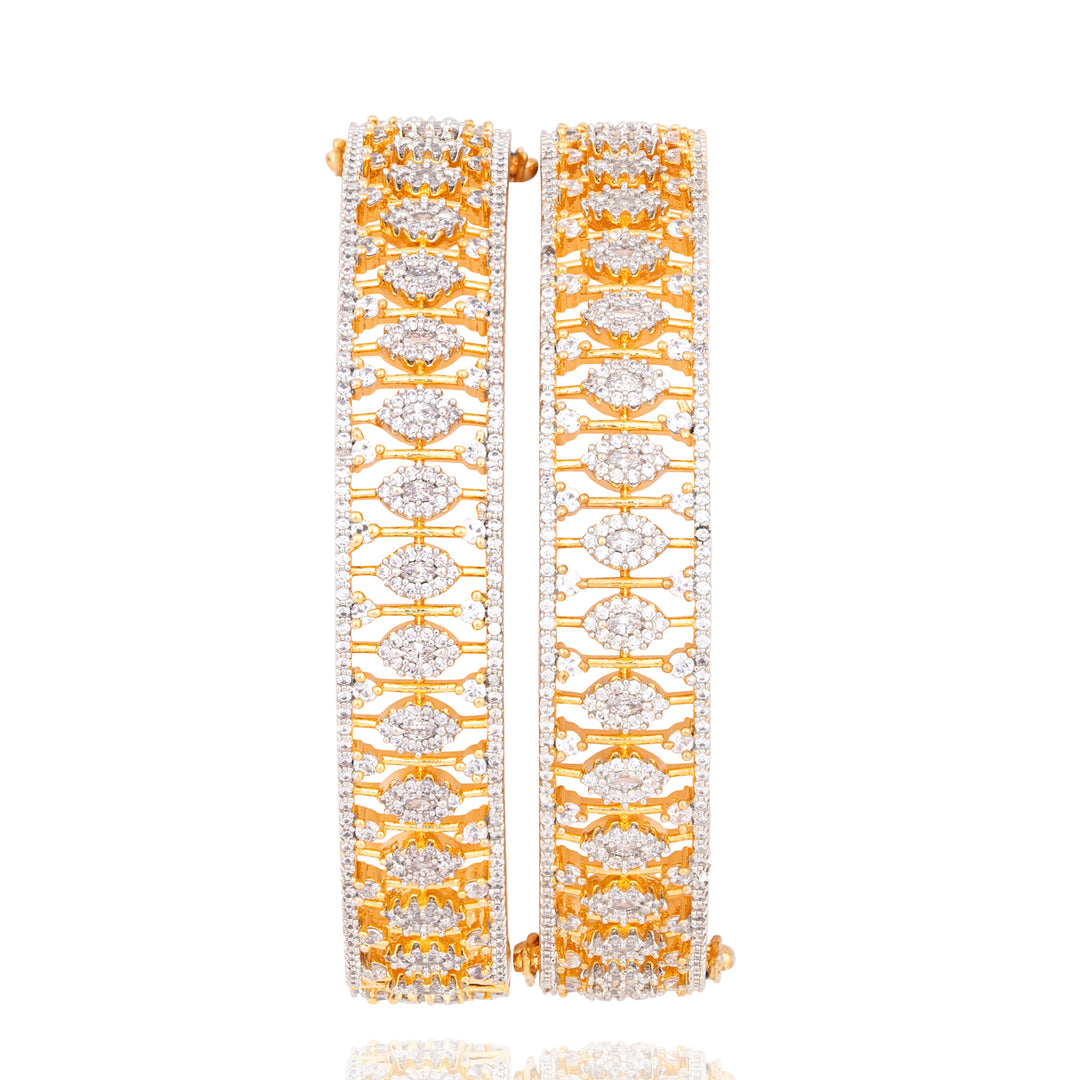 Genelia Bangles - Available in 2 Plating Options