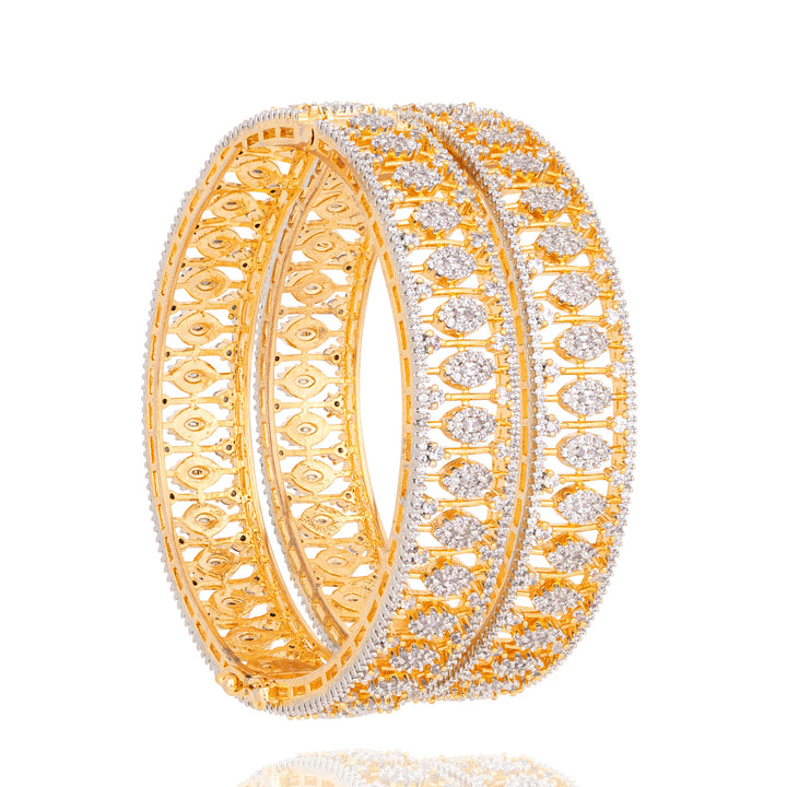 Genelia Bangles - Available in 2 Plating Options