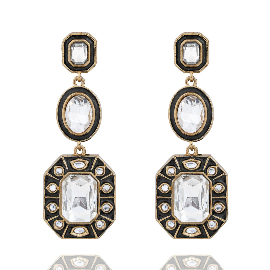 🎁 Meena Earrings - Black (100% off)