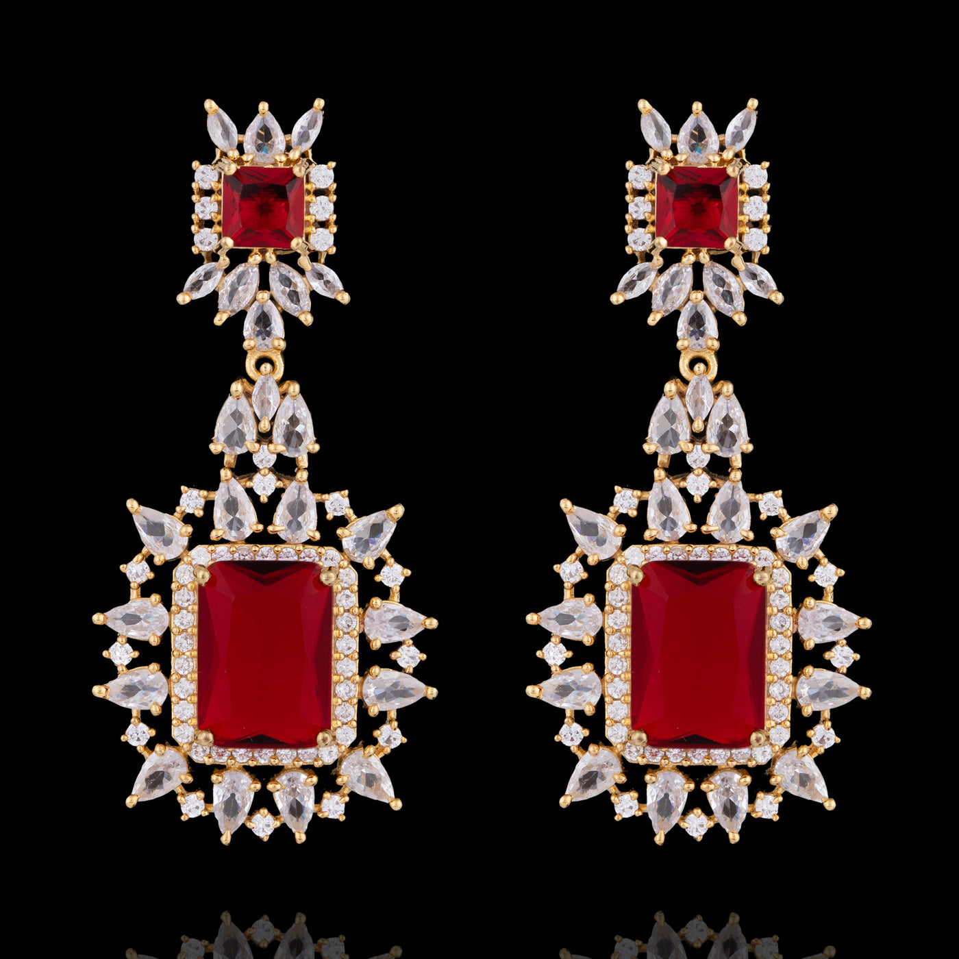 Julie Set Ruby - Available in 3 Plating Options
