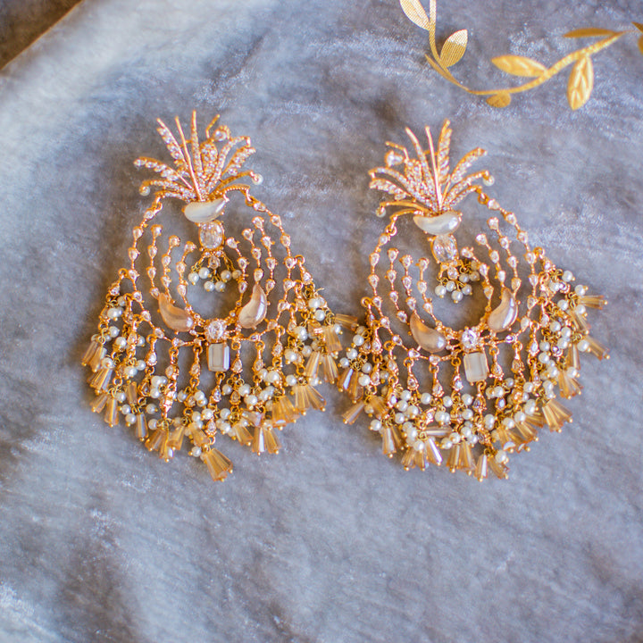 Ariana Earrings - Champagne