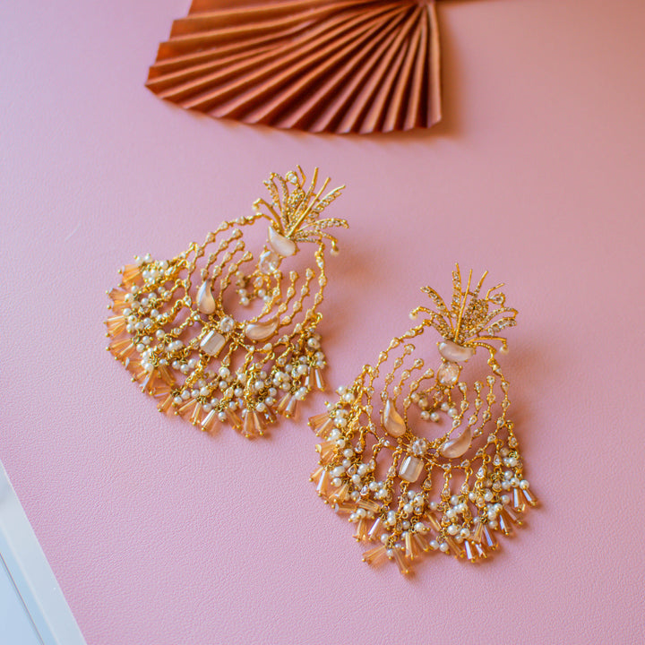 Ariana Earrings - Champagne