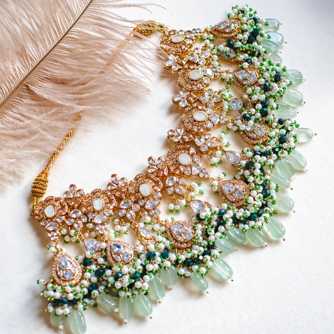 Custom Order - Mehtab Sheeshphool With Big Motives