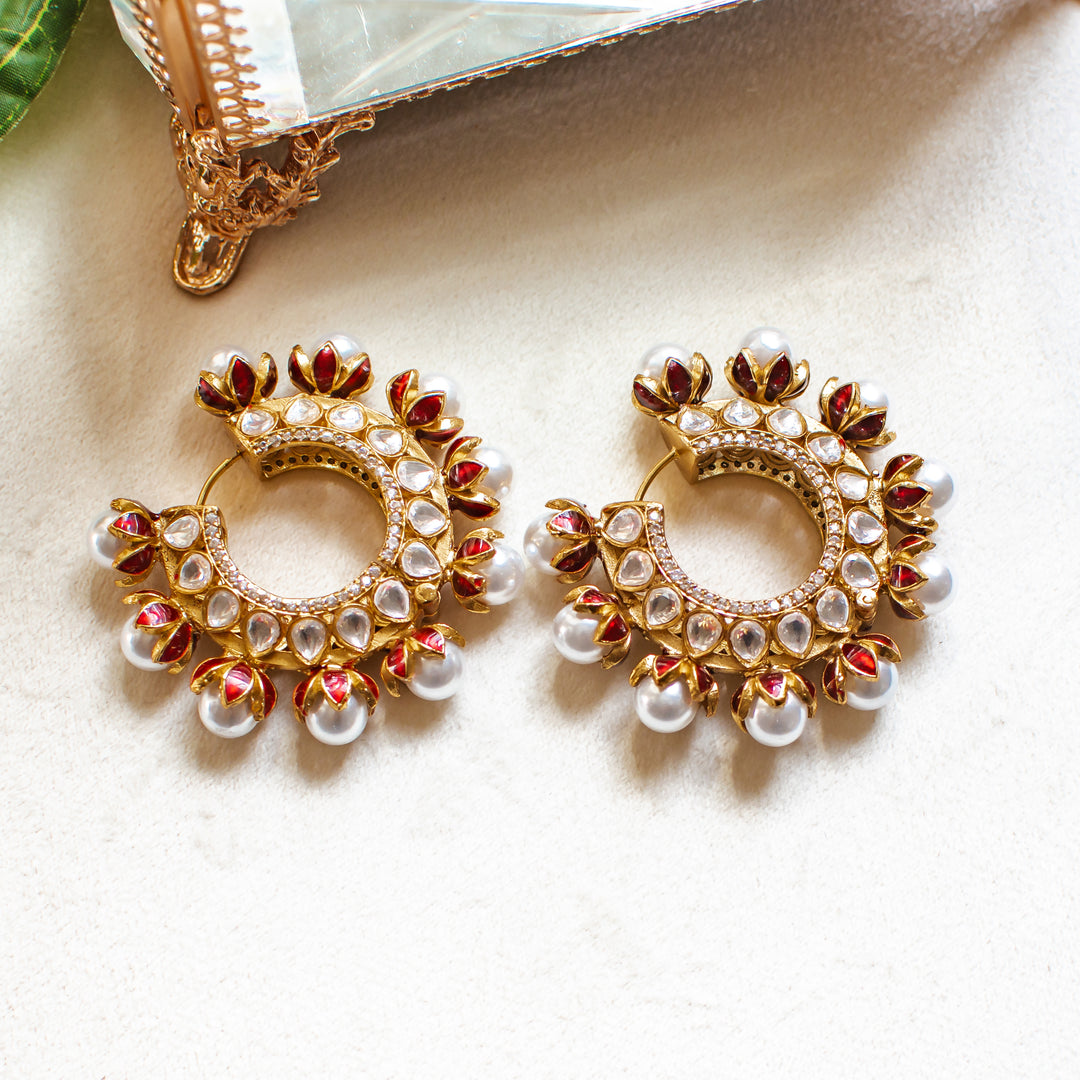 Rubi Earrings - Red