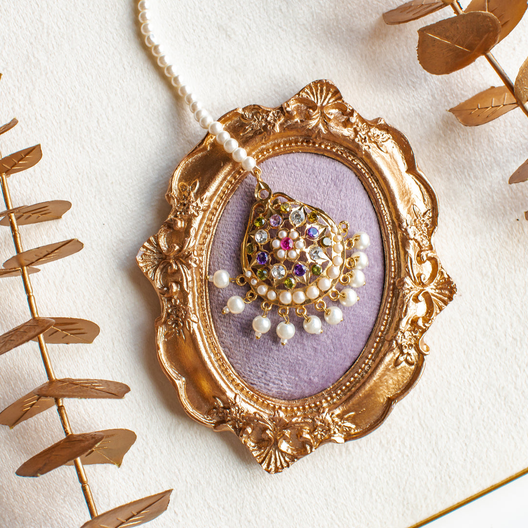 Custom Order - Mahira Teekah Amethyst Matching W/ Reevah Set
