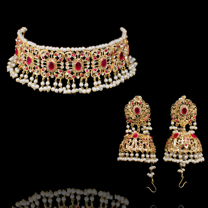 Minsa Choker & Earrings Set