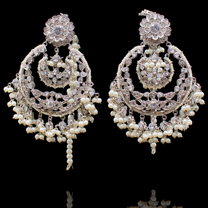 Laleen Earrings - Silver