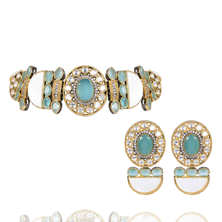 Preeti Set - Mint Blue