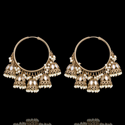 Lubna Earrings - Pearl