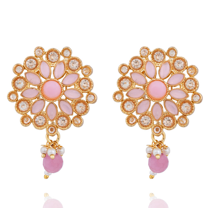 🎁 Avie Earrings - Pink (100% off)