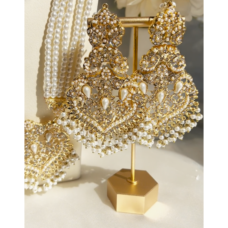 Alzena Choker Set Pearl Without Teekah