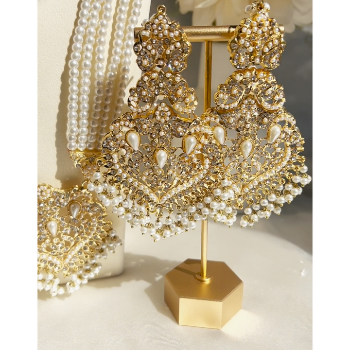 Alzena Choker Set Pearl Without Teekah