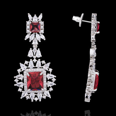 Veena Earrings Ruby - Available in 3 Options