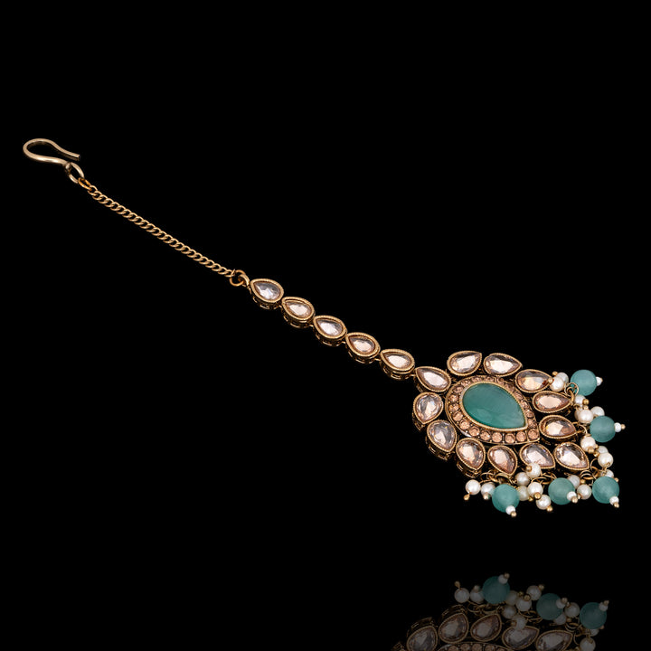 Custom Order - Ria Earrings & Teekah Set