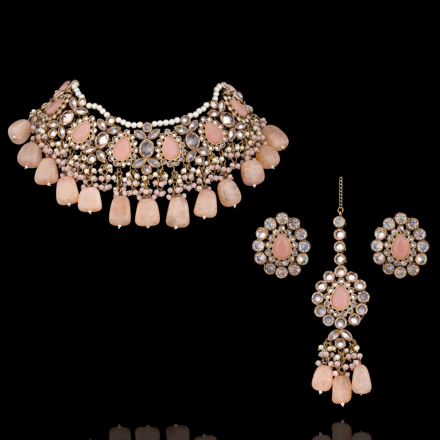 Custom Order - Romi Set With Stud Earrings