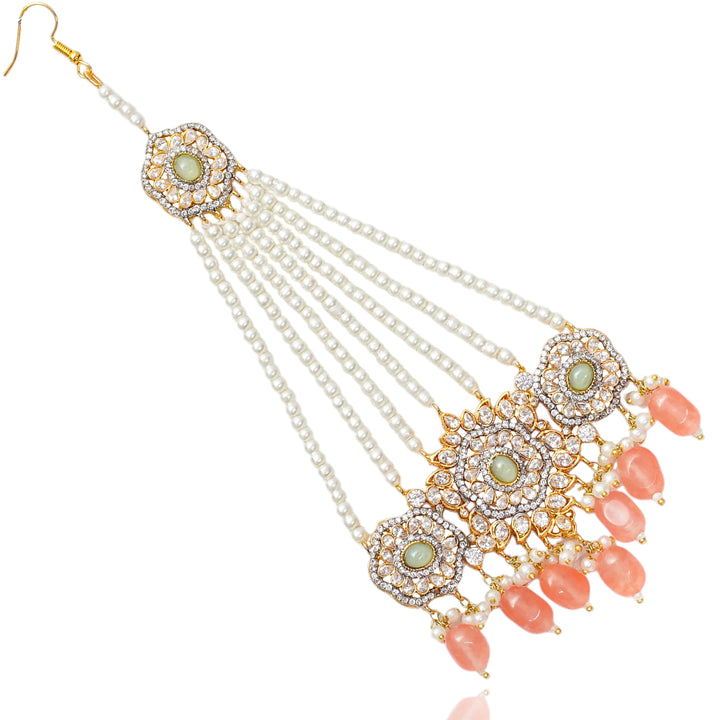 Custom Order - Roohi Set W/ Peach Beads