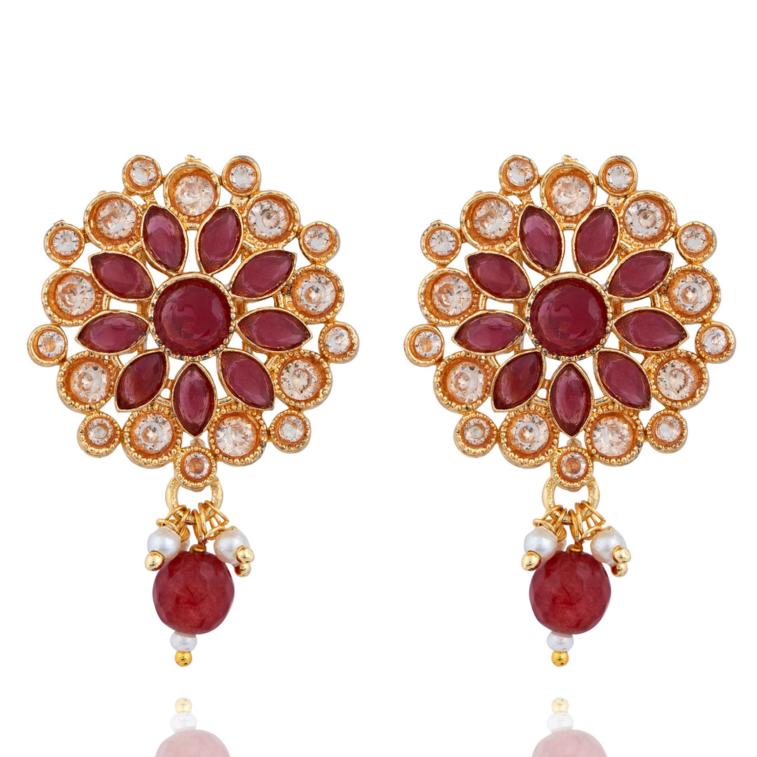 🎁 Avie Earrings - Ruby (100% off)