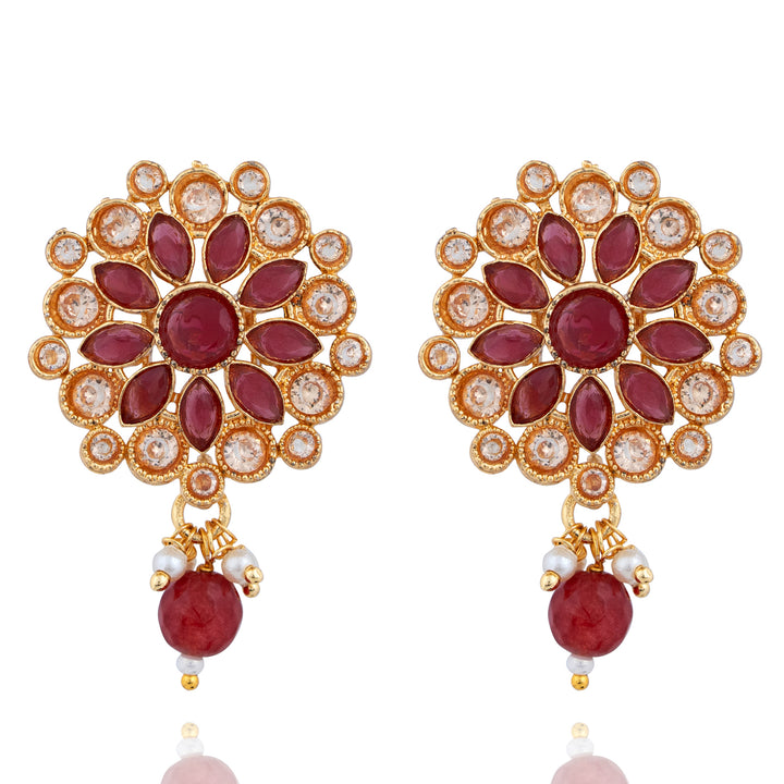 🎁 Avie Earrings - Ruby (100% off)