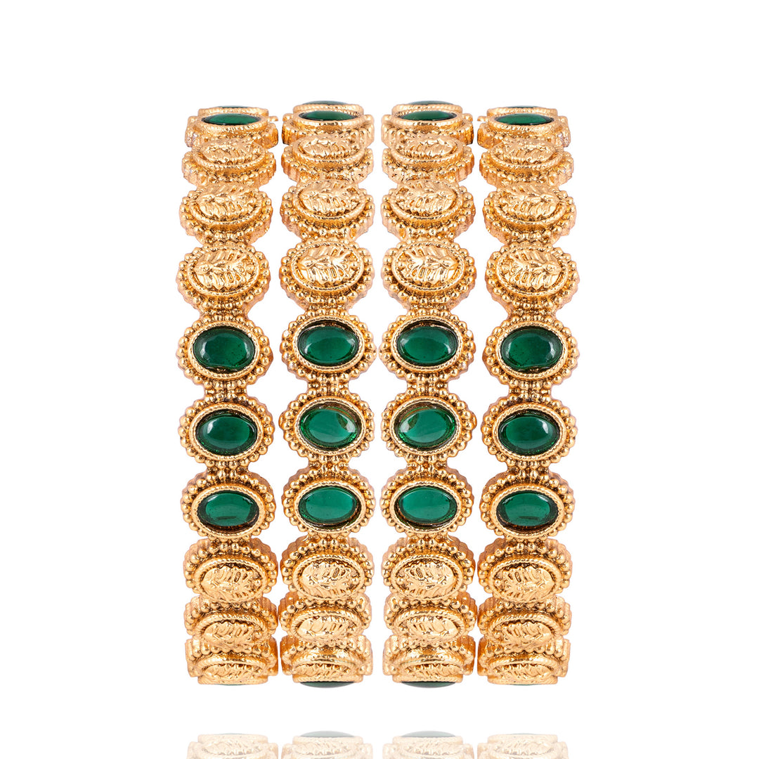 Amiliah Bangles - Emerald