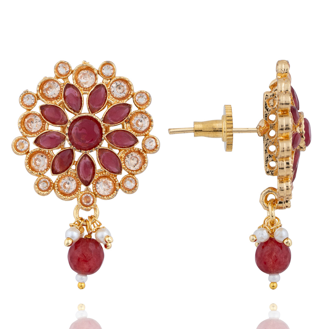 🎁 Avie Earrings - Ruby (100% off)