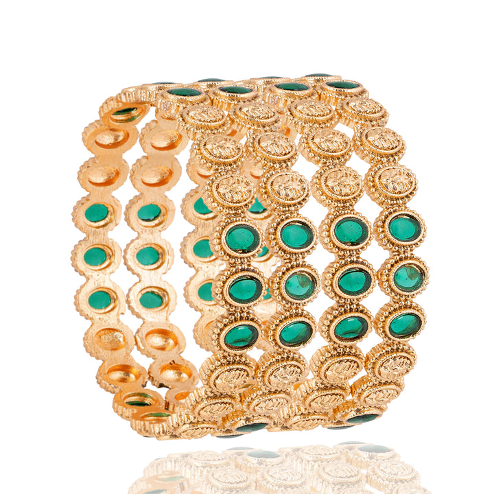 Amiliah Bangles - Emerald
