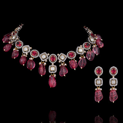 Tanvi Set - Hot Pink