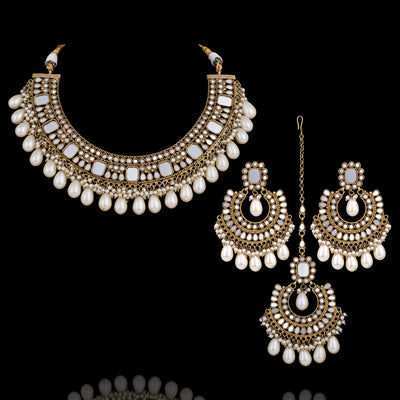 Evanah Set - Creme Pearl