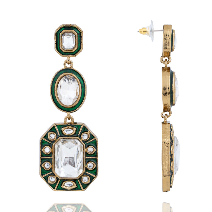 🎁 Meena Earrings - Green (100% off)