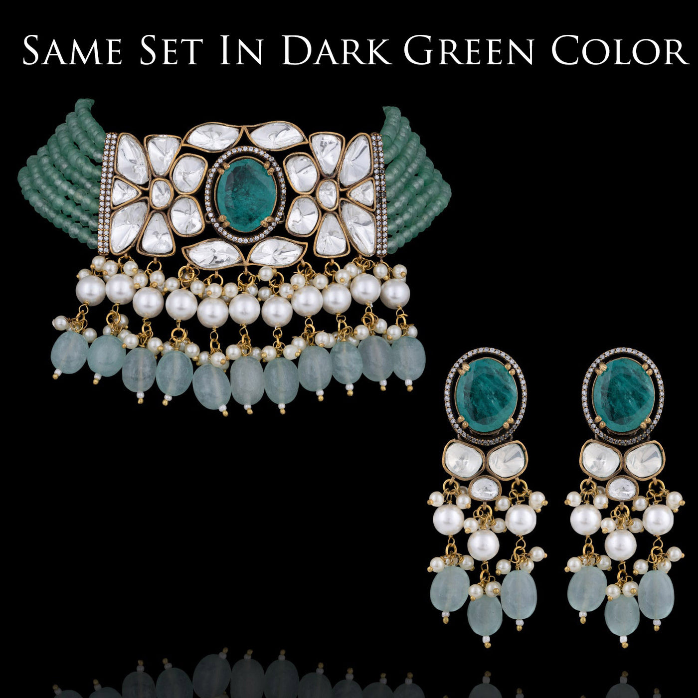 Custom Order Kiara Set - Dark Green