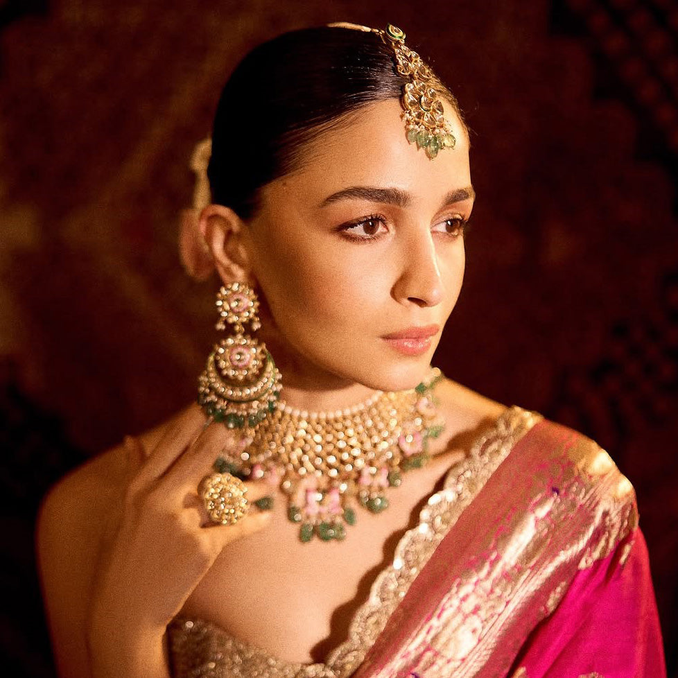 Alia's Anant Ambani Wedding Ceremony Look