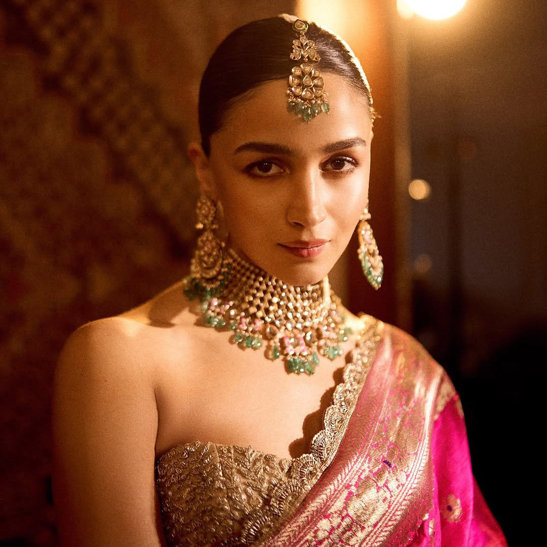 Alia's Anant Ambani Wedding Ceremony Look