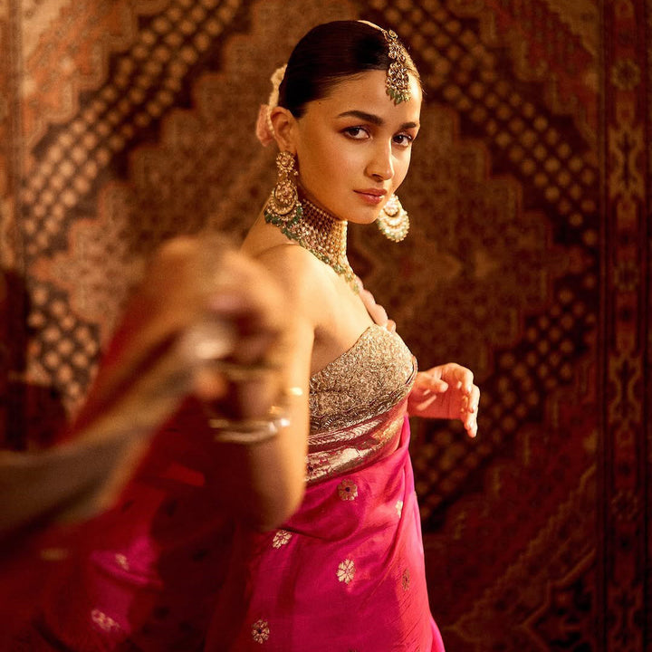 Alia's Anant Ambani Wedding Ceremony Look