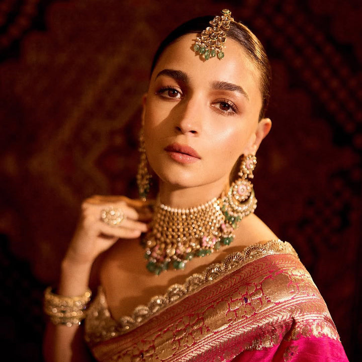Alia's Anant Ambani Wedding Ceremony Look