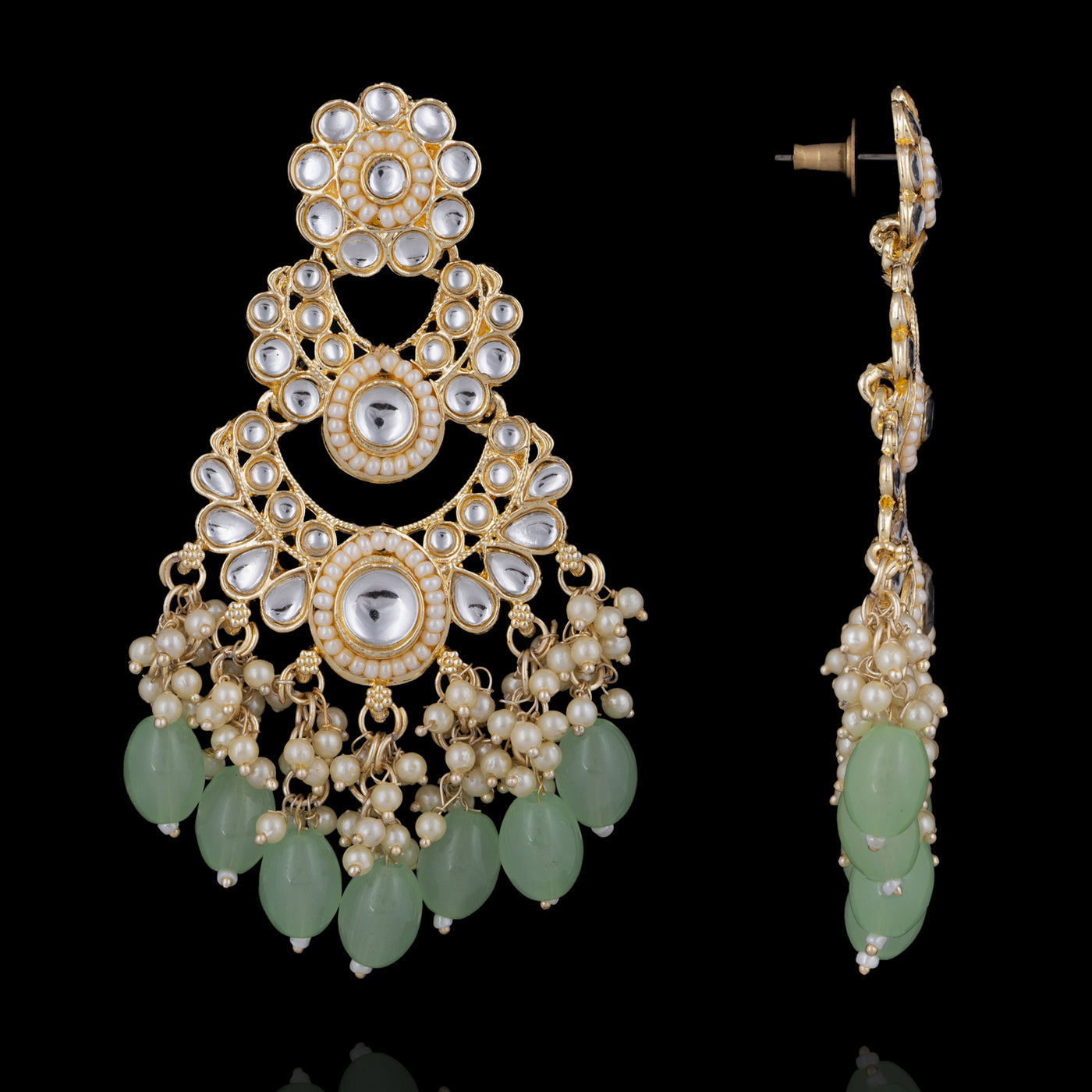 Ashba Earrings - Mint Green