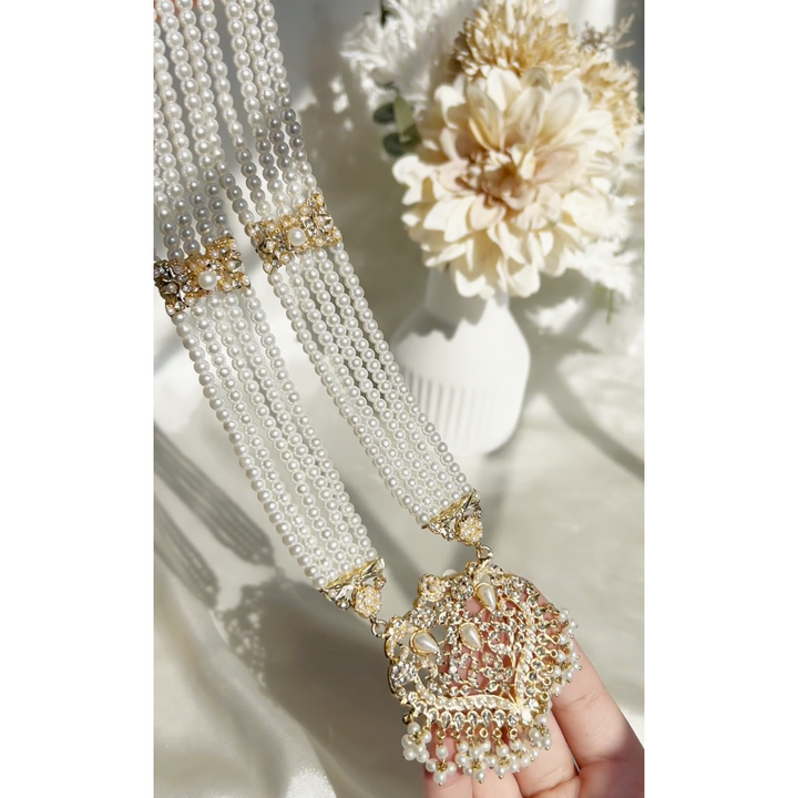 Alzena Choker Set Pearl Without Teekah