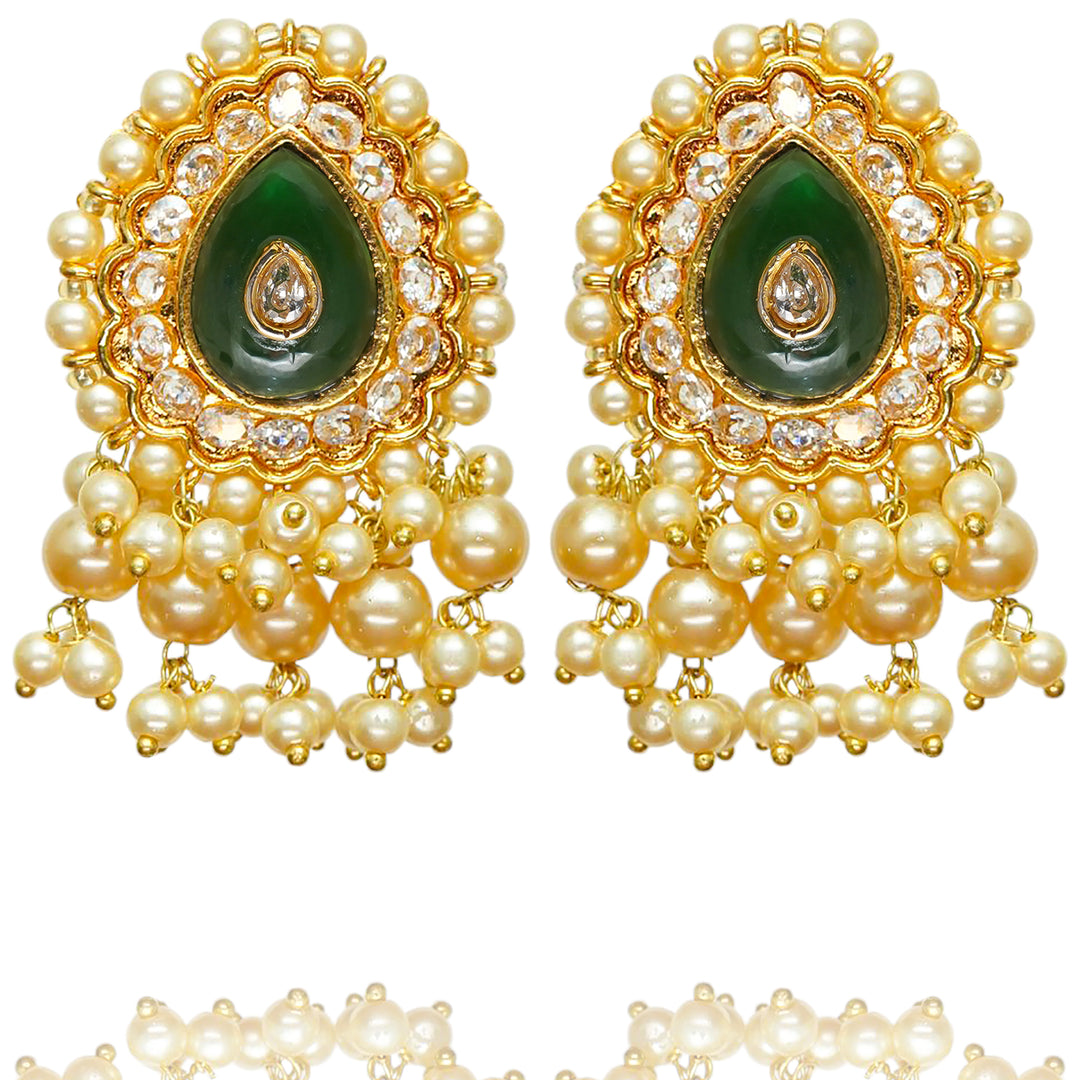 Hina Set With Teekah & Creme Pearls