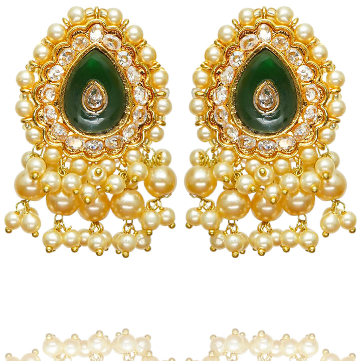 Hina Set With Teekah & Creme Pearls