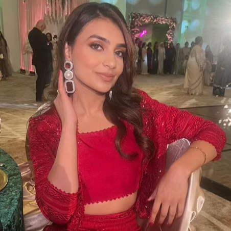 Prerna Earrings - Ruby Look