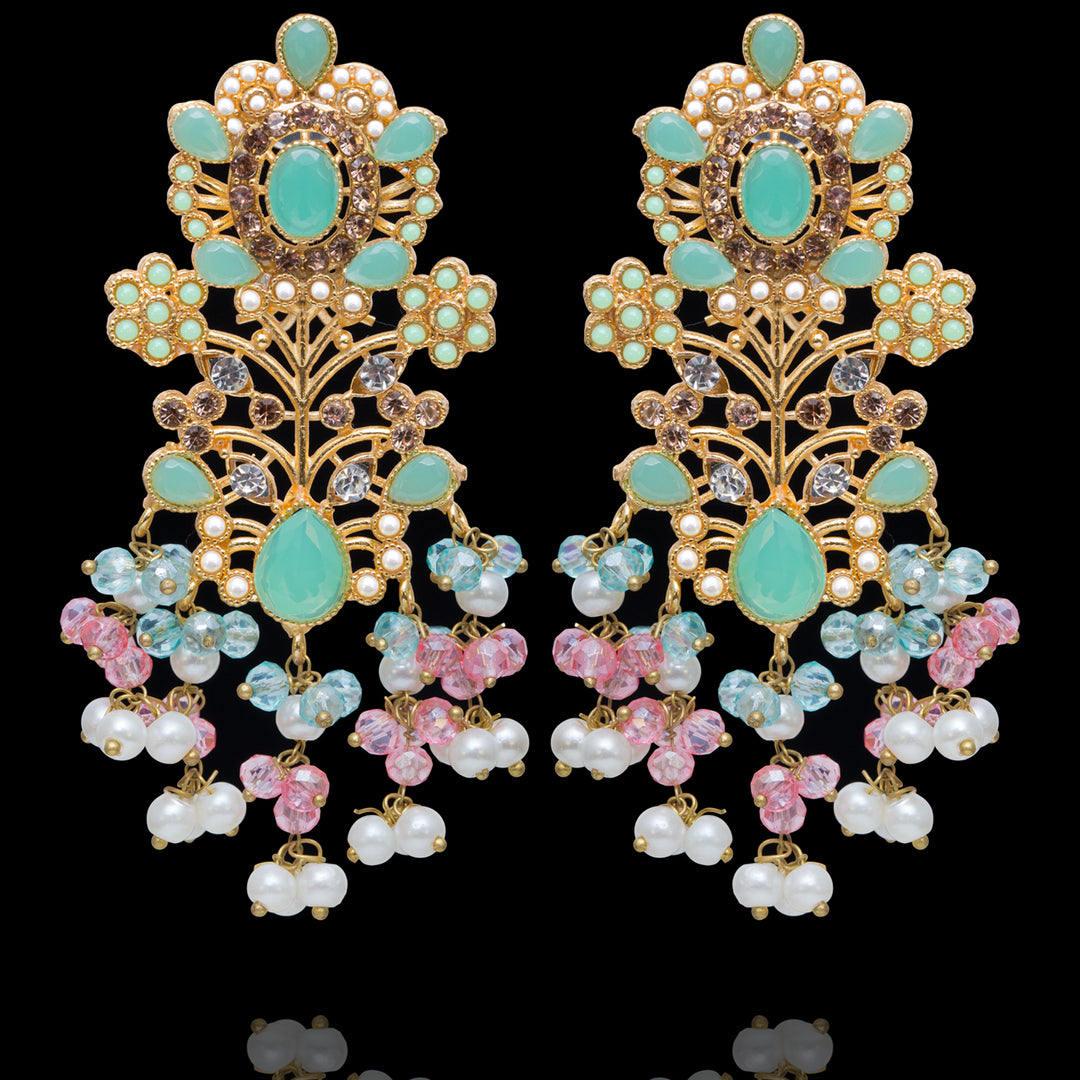 Ishmal Set - Mint & Pink