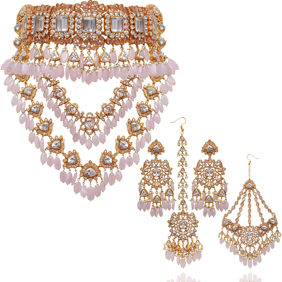 Kashvi Set Pink - Available in 2 Options