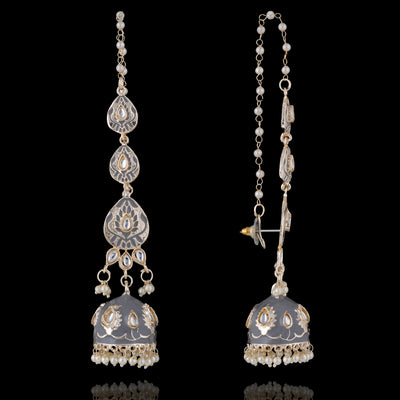 Mewal Earrings - Grey