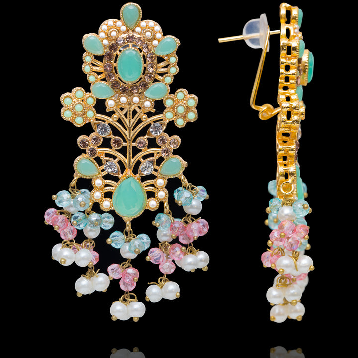 Ishmal Set - Mint & Pink