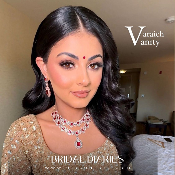 Veena Look - Ruby