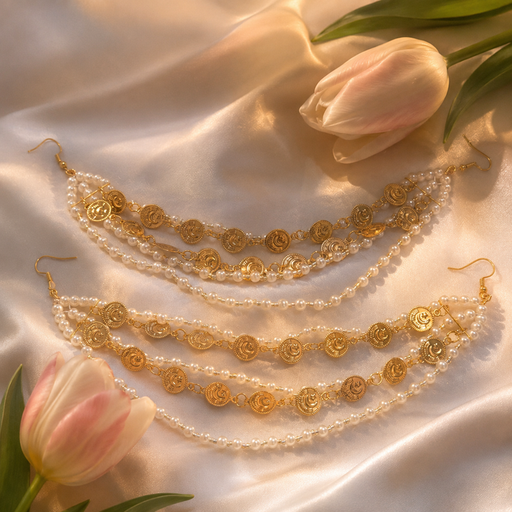 Custom Order - Maya Earchains W/o Hanging Motifs